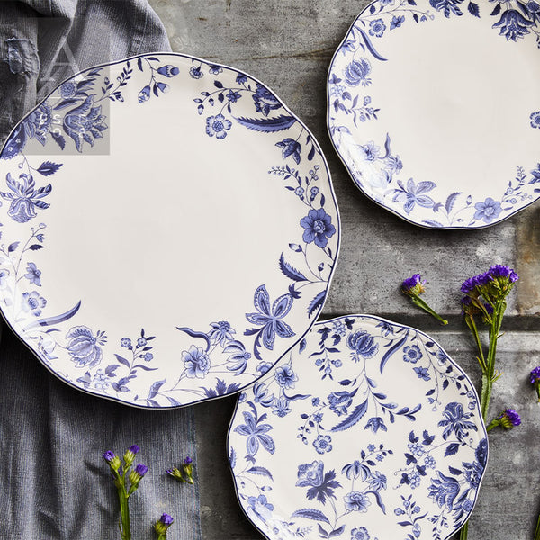ELEANOR INDIGO CHARGER PLATE