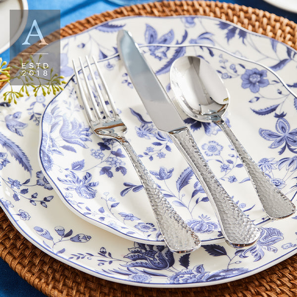 ELEANOR INDIGO CHARGER PLATE