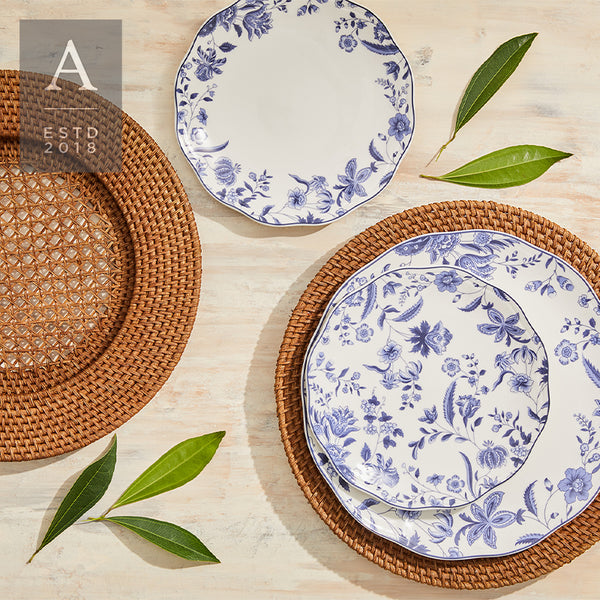 ELEANOR INDIGO CHARGER PLATE