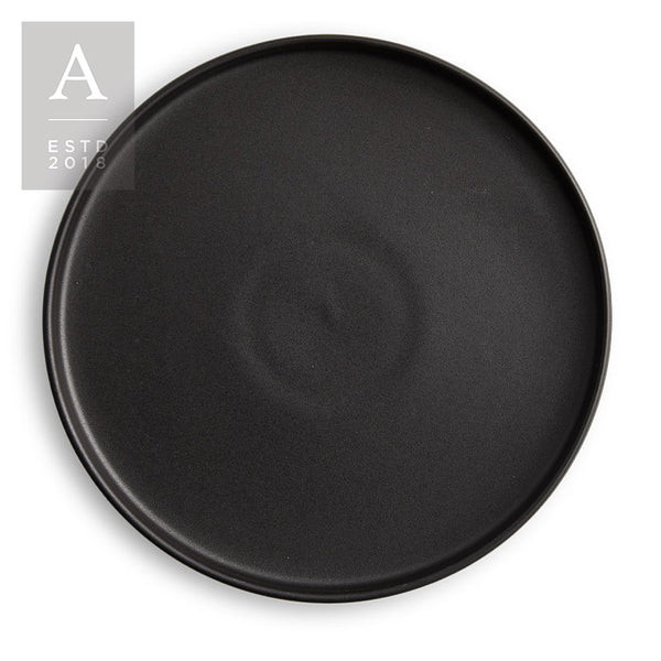 KALEB ONYX STONEWARE CHARGER PLATE
