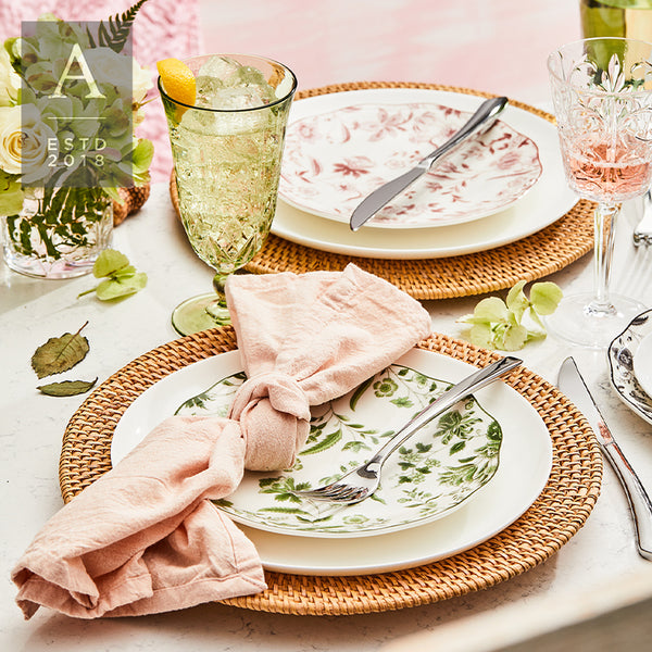 RATTAN HONEY CHARGER PLATE