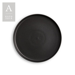 KALEB ONYX STONEWARE SALAD/DESSERT PLATE